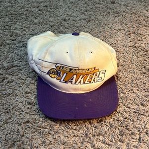 Los Angeles lakers retro adjustable hat
